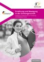 Titelbild Handbuch Ernährung und Bewegung in der Schwangerschaft, mit Schwangerer mit Yogamatte