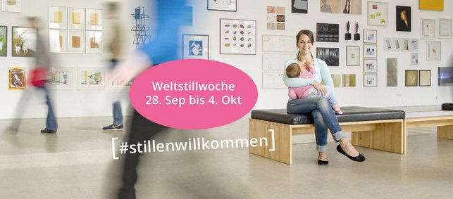 Frau stillt