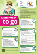 Titelseite des neuen Mediums "Muttermilch to go"
