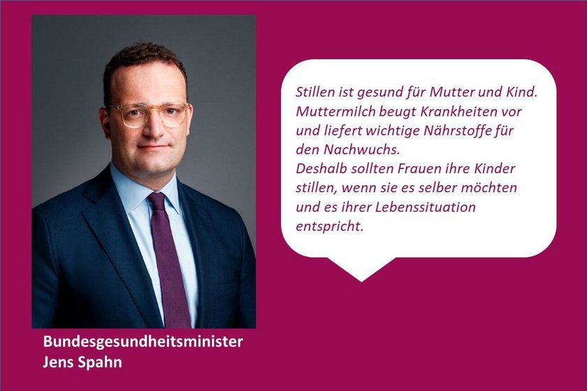 Bundesminister Spahn und Zitat