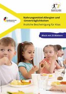 Titelbild Formular zum Umgang mit Nahrungsmittel-Allergien und -Unverträglichkeiten in der Kita