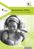 Das Titelbild des Buches "Basiswissen Stillen" mit dem Foto einer stillenden Frau. 