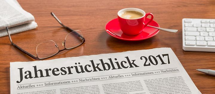 Zeitungsüberschrift Jahresrückblick 2017
