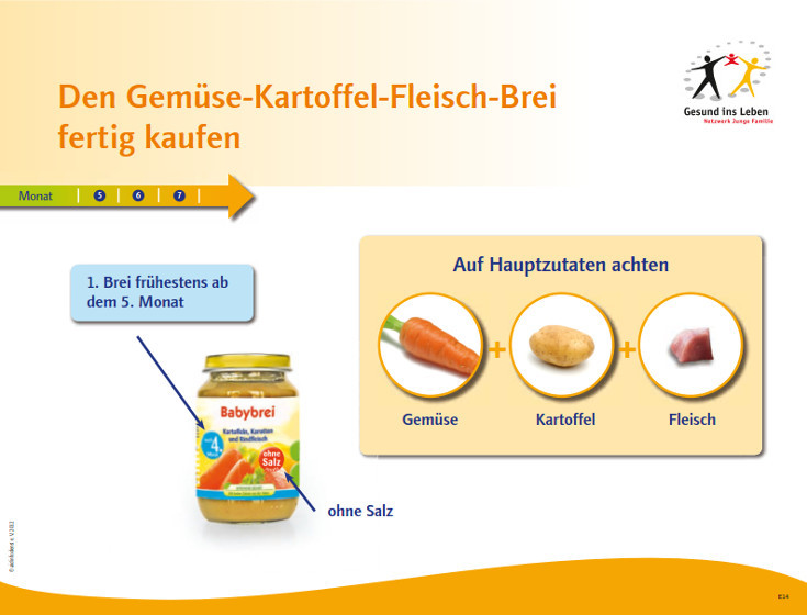 Slide Gemüse-Kartoffel-Fleisch-Brei